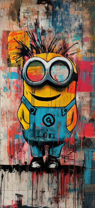 Minion Street Art