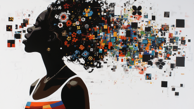 Vibrant Afro Art