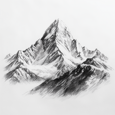 Vintage Himalayan Landscape