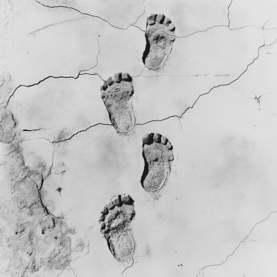 Footprints From Above