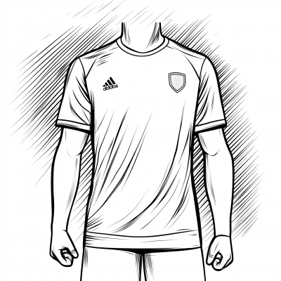 Football Kit Designer Coloring Page