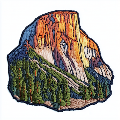 Yosemite Embroidery Patch