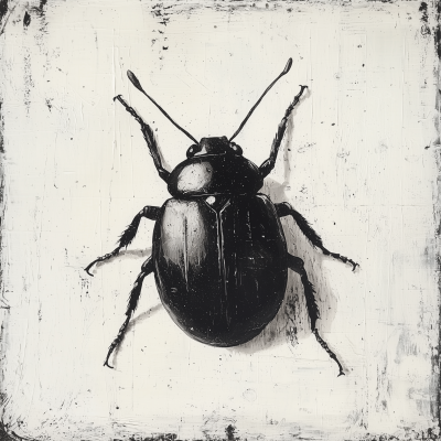 Monochrome Bug Icon