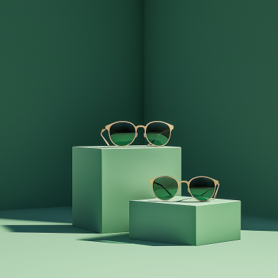 Elegant Sunglasses Display