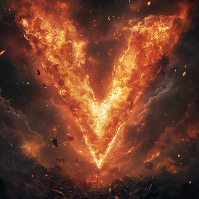 V Shaped Explosion