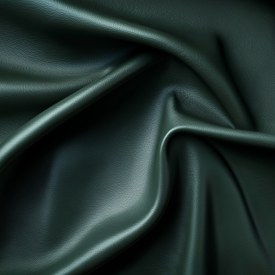 Dark Green Leather Texture