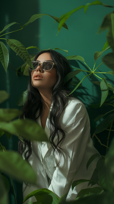 Arab Model in Cartier Sunglasses
