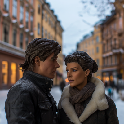 Italian Couple in Stockholm