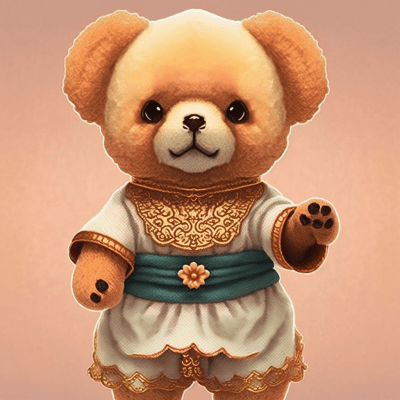 Teddy Bear in Chinese Style