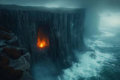 Dramatic Southern Ocean Landscape