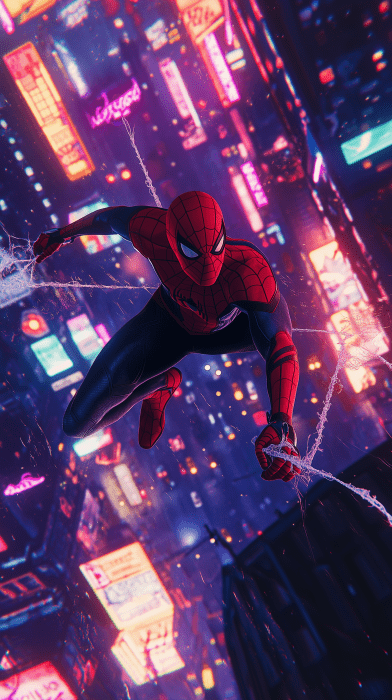 Spider-Man in Neon City