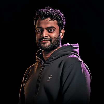 Athletic Indian Man Portrait