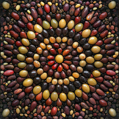 Kaleidoscopic Olives