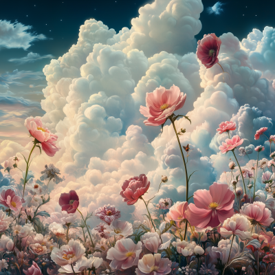 Dreamy Cloud Flowers