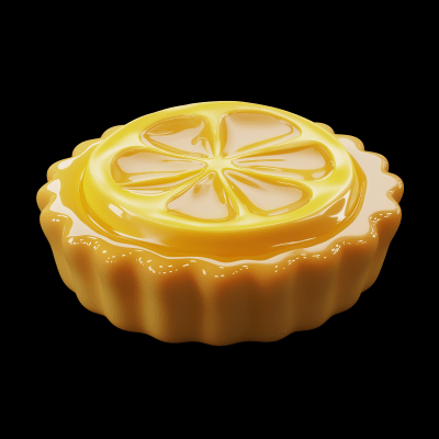 3D Lemon Tart