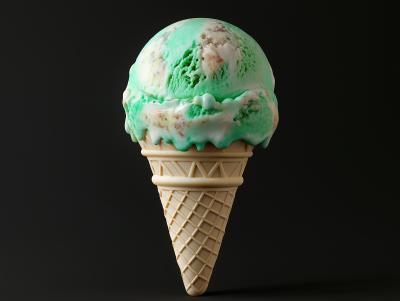 Fancy Ice Cream Cone