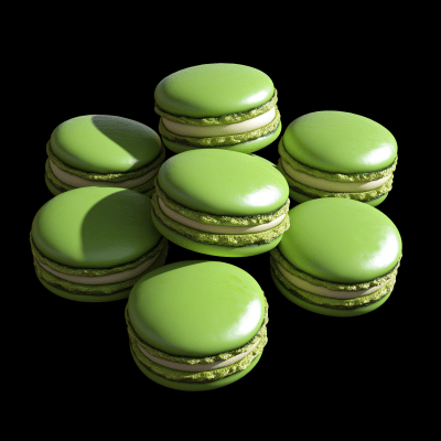 Vivid Green Macaron