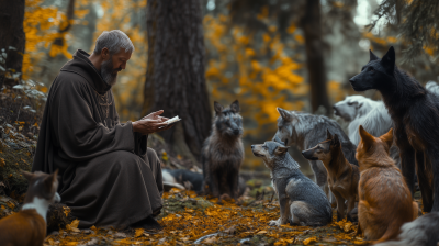 St. Francis Preaching to Animals