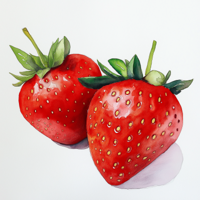 Watercolor Fruits