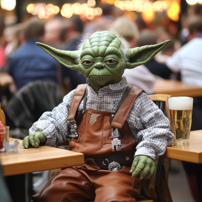 Yoda at Oktoberfest