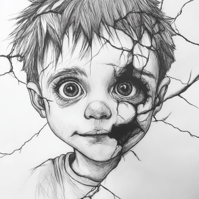 Childhood Trauma Tattoo Design