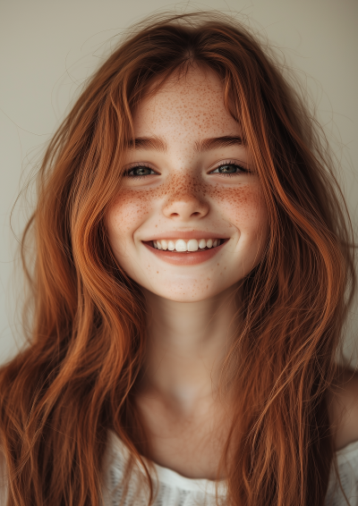 Young Girl Smiling