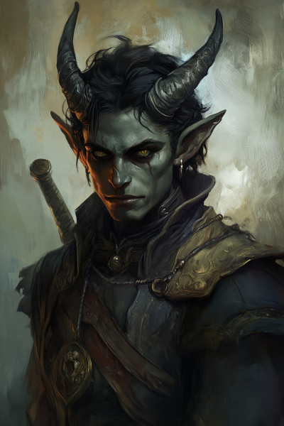 Tiefling Character Art