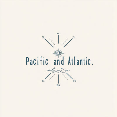 Pacific and Atlantic Logo
