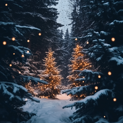 Cozy Winter Forest