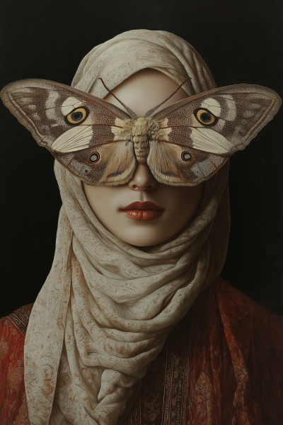 Baroque Portrait of an Arab Woman