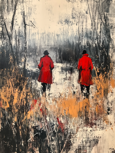 Abstract Hunting Theme