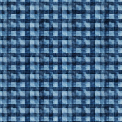 Blue Chequered Fabric Design