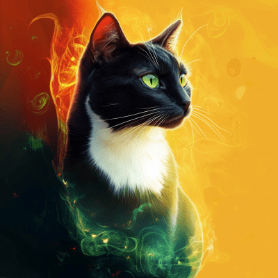 Fiery Cat Spirit