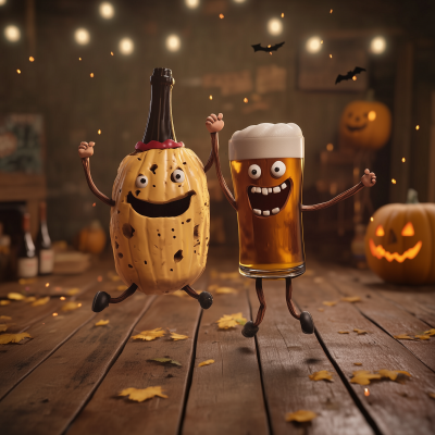 Wine and Beer Halloween Dance