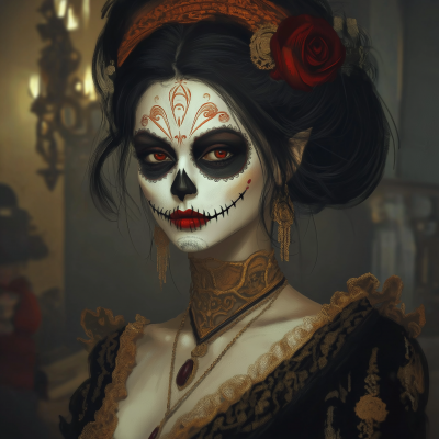 Day of the Dead Vampire Woman