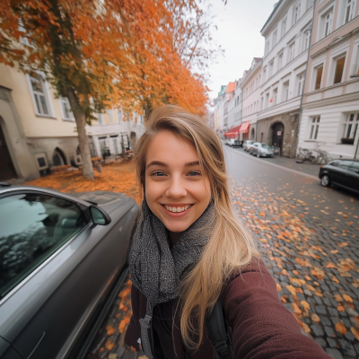 Urban Autumn Selfie