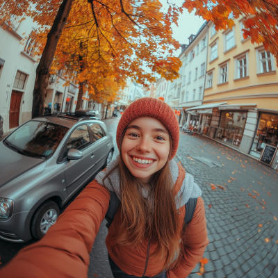 Urban Autumn Selfie