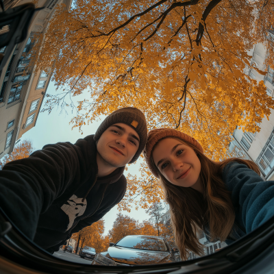 Couple in Autumn