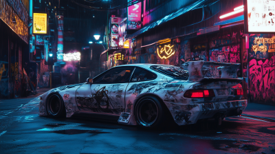 Cyberpunk Toyota Supra