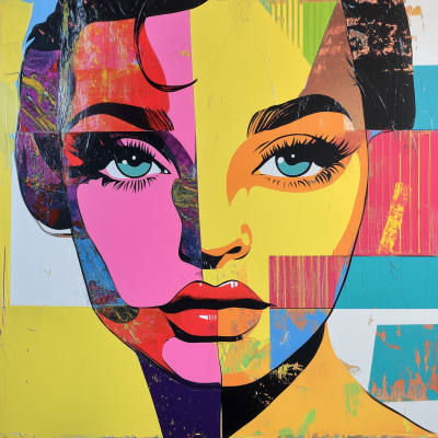 Modern Pop Art Woman