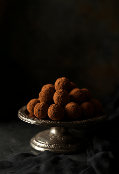 Cocoa Covered Truffles