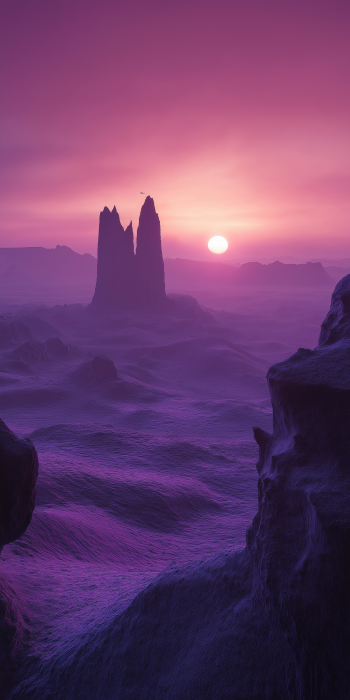 Alien Planet at Dawn