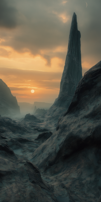 Alien Planet at Dawn