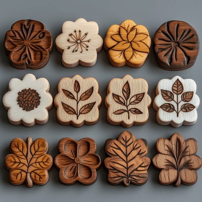 Wooden Fridge Magnets