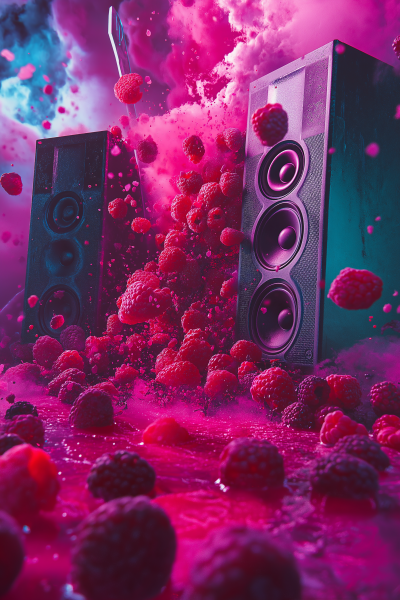 Raspberry Explosion at Music Festival