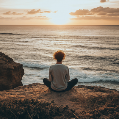 Meditation in a Serene Environment