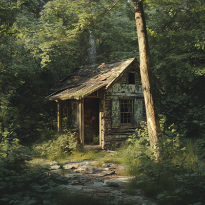 Old Shack in the Woods