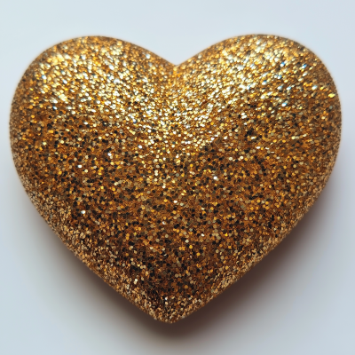 Gold Heart Shape