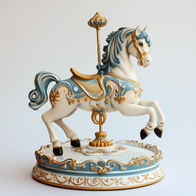 Vintage Carousel Horse