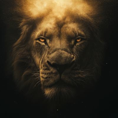 Lion with God is Our Savior Text